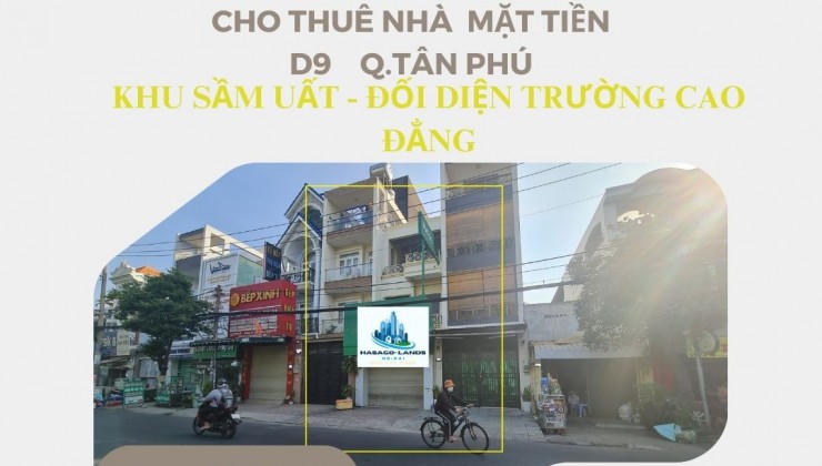 CỰC HIẾM - Cho thuê nhà Mặt Tiền D9 100m2, 2 Lầu+ST, 25Triệu